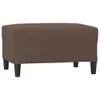 vidaXL Fußhocker Braun 70x55x41 cm Kunstleder Produktbild-Vorschau 1