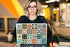 MuchoWow® Laptop Aufkleber Sticker Cover Blumen - Vintage - Produktbild-Vorschau 5