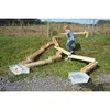 EDUPLAY 160252 Drewniane tory wodne, naturalne, 12 sztuk (1 Podgląd zdjęcia produktu 2