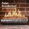 CASABEL Pellet- & Houtkorrelbrander, 50cm, 7kg, Dik Ruw Productafbeelding-voorbeeld 3
