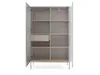 An open cabinet with shelves and a drawer, displayed against a white background. Produktbild-Vorschau