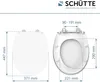 SCHÜTTE Duroplast LED WC sedátko, WC sedátko s LED nočním Náhled obrázku produktu 7