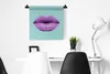 MuchoWow® Wandteppich Wandbehang Lippen - Pastell - Lila Produktbild-Vorschau 3