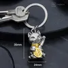 FABACH Glückskatze Winkekatze Schlüsselanhänger Maneki Neko Produktbild-Vorschau 4