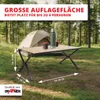Grafner Campingtisch klappbar 89x58x43cm Holzoptik niedrige Produktbild-Vorschau 2