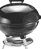 A black charcoal kettle grill on a white background. Produktbild-Vorschau