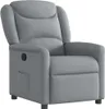 relaxačné kreslo vidaXL Light Grey Fabric Náhľad obrázku produktu 1