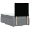 Eleganten-Stil Boxspringbett mit Matratze Hellgrau 120x200 Produktbild-Vorschau 7