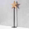 Stern Aufsteller H50cm Mangostern Natur Schwarz Fensterdeko Produktbild-Vorschau 3