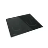 A black induction hob with four cooking zones, shown from a diagonal angle against a white background. Produktbild-Vorschau