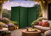 Paravent 3 Teilig 170 x 165 cm Grün - Garten & Balkon Produktbild-Vorschau 5