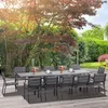 Outsunny Salon de jardin extšŠrieur en aluminium et Voir les images du produit 2