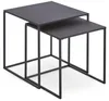 Karin Couchtisch Satztische 2 Stk. schwarz. Produktbild-Vorschau 1