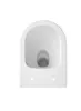 Wand-WC Set Nakia Tiefspüler ohne Spülrand kurz weiß matt Produktbild-Vorschau 6