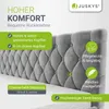 Juskys Polsterbett Nizza 180x200 cm mit Matratze - Produktbild-Vorschau 5