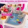 COSTWAY Kinderküche, Spielküche mit 95 Zubehör, Licht, Produktbild-Vorschau 6