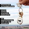 Huuraa Schlüsselanhänger Esel Silhouette Metall Produktbild-Vorschau 2