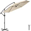 tectake® Ampelschirm Artemis 3 x 3 m, 360° drehbar mit Produktbild-Vorschau 1