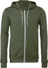 Canvas 3739 | Uni Zip-Up Poly-Baumwolle Fleece Hoodie - Produktbild-Vorschau 2