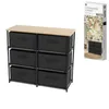 DOCHTMANN Scaffale con contenitori nero 6 ripiani Anteprima dell’immagine prodotto 8