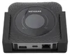 A black Netgear router mount with ports visible. Produktbild-Vorschau