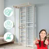Sprossenwand für Zuhause Klettergerüst aus Holz für Kinder Produktbild-Vorschau 5