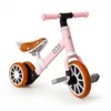Trojkolka cross-country bicykel s pedálmi 2v1 Ružová Náhľad obrázku produktu 12