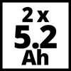 Akumulator Einhell 2x 18V 5,2Ah PXC-Twinpack, 4511526 Podgląd zdjęcia produktu 29