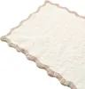 BELIANI kúpeľňová predložka béžová s hnedou bavlnou 80 x Náhľad obrázku produktu 4