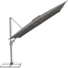 A gray cantilever umbrella is shown against a white background. Produktbild-Vorschau