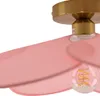 Olucia – NENA – Deckenleuchte – Rosa / Messing Produktbild-Vorschau 4