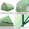 tectake® Foliengewächshaus 27 m³, in Zeltform mit 8 Produktbild-Vorschau 4
