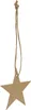 Geschenkanhänger Weihnachten Papier Stern Braun Ø5,5cm 100 Produktbild-Vorschau 2