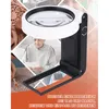 Lupe mit Licht und Ständer, 25X LED Beleuchtete Lupe,mit 18 Produktbild-Vorschau 4