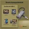 REAGLE Gigabit LAN Karte USB-C Netzwerkadapter zu RJ45 Produktbild-Vorschau 9
