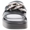 MARCO TOZZI Damen Leder Clogs Pantoletten Kette Plateau Produktbild-Vorschau 8