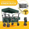 TRESKO® Skládací ruční vozík se zelenou střechou, chladicím Náhled obrázku produktu 9