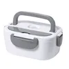 A white electric lunchbox with gray accents and a handle, shown against a white background. Anteprima dell’immagine prodotto