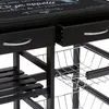 5five Simply Smart Küchenwagen aus MDF-Platte Metall Glas Produktbild-Vorschau 3