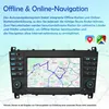 32GB Carplay autorádio pre Mercedes W203 triedy C od roku Náhľad obrázku produktu 8