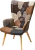 Fauteuil Helsinki Patchwork Pu Voir les images du produit 6