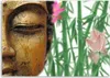 Leinwandbild buddha mit bambus 60x40 cm Feeby beige Produktbild-Vorschau 3
