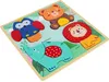 DŘEVĚNÉ dětské puzzle, VELKÉ vzdělávací puzzle, 4 zvířecí Náhled obrázku produktu 10