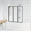Paroi de douche et de bain 117 x 120 cm 3 panneaux pliables Voir les images du produit 3