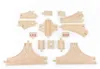 Hape Houten Treinset - Uitbreidingsset, 14-delig speelgoed Productafbeelding-voorbeeld 3