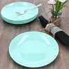 6er Set Mint Kuchenteller aus Glas Ø 19 cm flach modern Produktbild-Vorschau 5