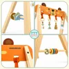Drewniany stojak edukacyjny dla niemowląt – Baby Gym z Podgląd zdjęcia produktu 6