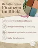 BeginnerBudget® Budget Planner Deutsch A6 Wildleder (Grau) Produktbild-Vorschau 2