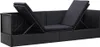 vidaXL Sofa ogrodowa rozkładana 200x60 cm z polirattanu, Podgląd zdjęcia produktu 19