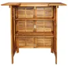 vidaXL Tavolo da bar 110x50x105 cm in legno massiccio di Anteprima dell’immagine prodotto 11